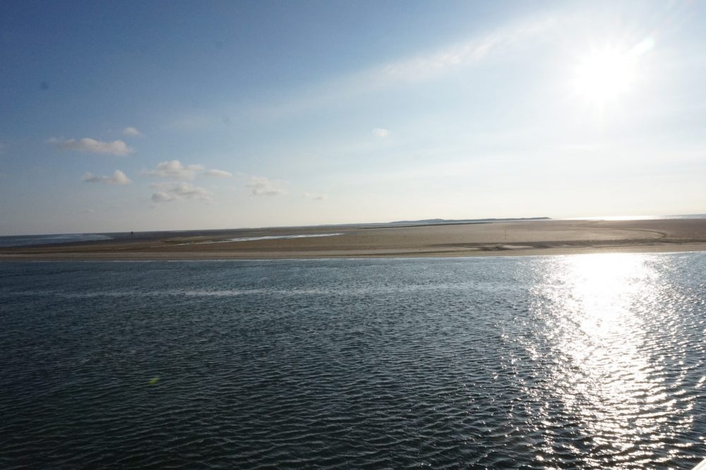 Het uitzicht vanaf de boot